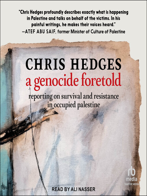 Title details for A Genocide Foretold by Chris Hedges - Wait list